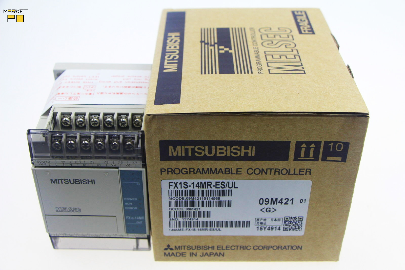 ПЛК Mitsubishi FX1S-14MR-ES/UL